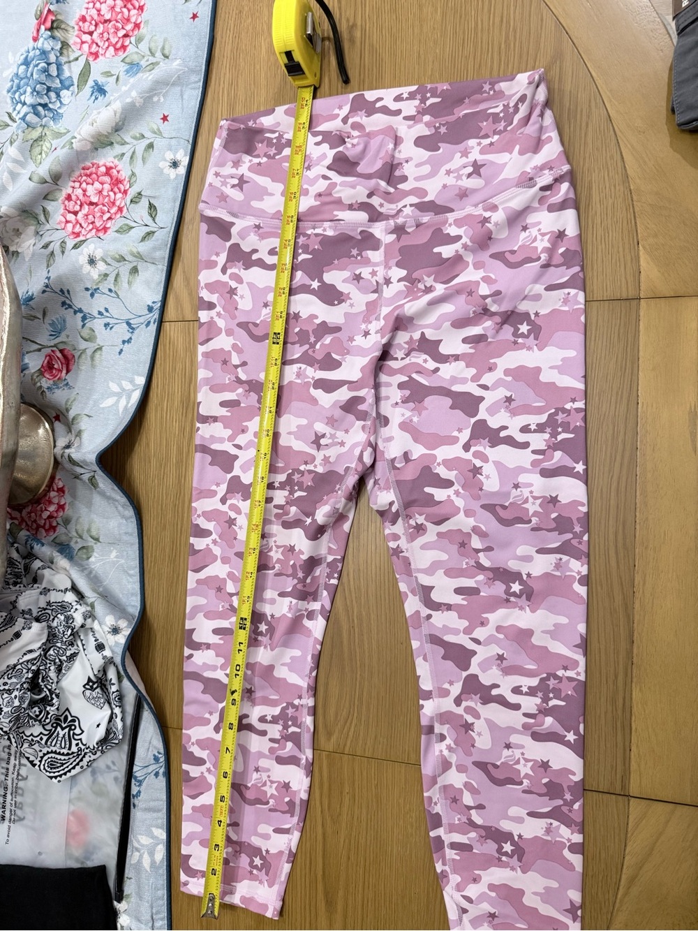 Women’s Fabletic Powerhold  Pink Camo Active Leggings